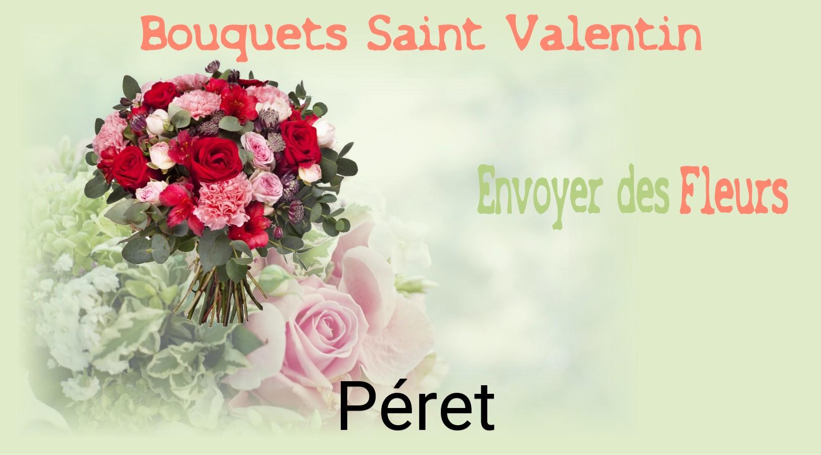 Roses de Saint-Valentin livrées à Péret